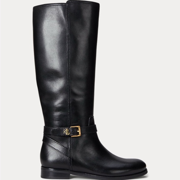 Ralph Lauren Shoes - Brooke II Burnished Leather Tall Boots